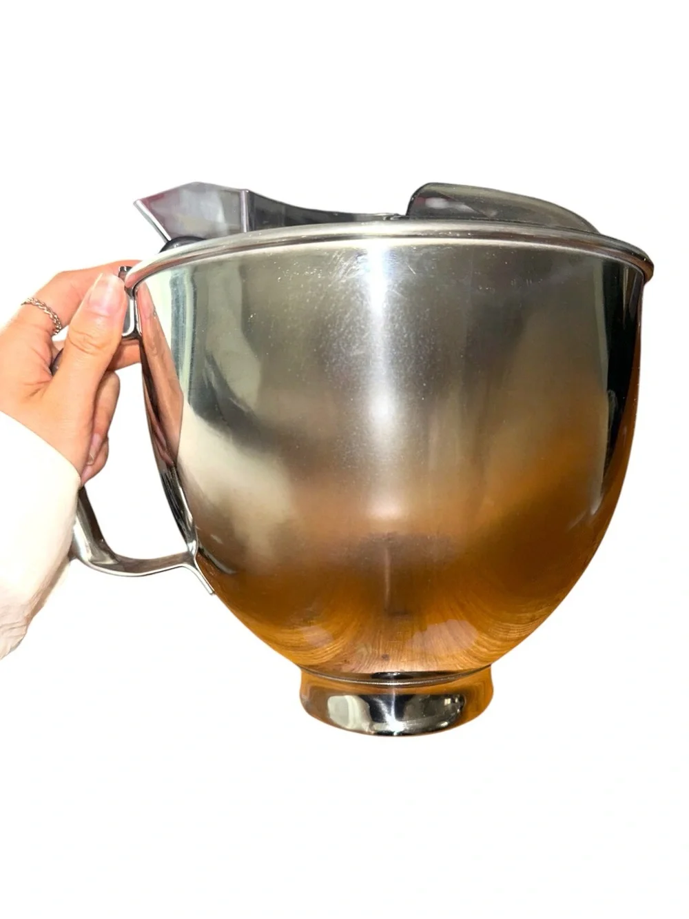 KitchenAid 5QT Stainless Steel Mixer Bowl & Pouring Shield Tilt KSM150 stand mix
